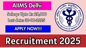 AIIMS Delhi Research Assistant/ Project technical Support III Recruitment 2025 - Apply Online