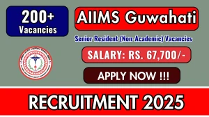 AIIMS Guwahati Senior Resident Recruitment 2025 - Apply Online for 212 Posts AIIMS Guwahati Senior Resident Recruitment 2025 - Apply Online for 212 Posts