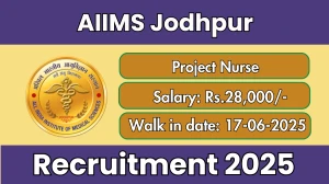 AIIMS Jodhpur Project Nurse Recruitment 2025 – Walk in AIIMS Jodhpur Project Nurse Recruitment 2025 – Walk in