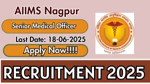 AIIMS Nagpur Senior Medical Officer Recruitment 2025 - Apply Online for 01 Posts AIIMS Nagpur Senior Medical Officer Recruitment 2025 - Apply Online for 01 Posts