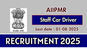 AIIPMR Staff Car Driver Recruitment 2025 - Apply Offline