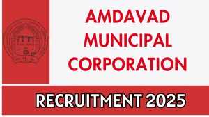 Amdavad Municipal Corporation Recruitment 2025 - Apply Online for 44 Sahayak Section Officer, Sahayak Garden Supervisor and More Posts Amdavad Municipal Corporation Recruitment 2025 - Apply Online for 44 Sahayak Section Officer, Sahayak Garden Supervisor and More Posts