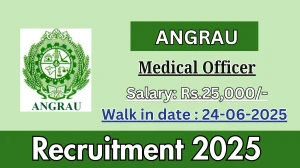 ANGRAU Medical Officer Recruitment 2025 – Walk in
