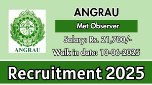 ANGRAU Met Observer Recruitment 2025 – Walk in