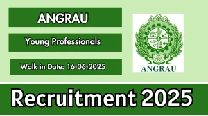 ANGRAU Young Professionals II Recruitment 2025 – Walk in