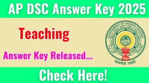 AP DSC Teaching Answer Key 2025 Out apdsc.apcfss.in Download Teaching Answer Key Here