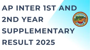 AP Inter 1st and 2nd Year Supplementary Result 2025 Out at apcfss.in How to check Results Here