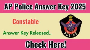 AP Police Constable Answer Key 2025 Out slprb.ap.gov.in Download Constable Answer Key Here