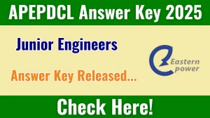 APEPDCL Junior Engineers Answer Key 2025 Released: Download the answer key at apeasternpower.com. APEPDCL Junior Engineers Answer Key 2025 Released: Download the answer key at apeasternpower.com.