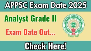 APPSC Analyst Grade II Exam Date 2025 Announced at psc.ap.gov.in Exam details here APPSC Analyst Grade II Exam Date 2025 Announced at psc.ap.gov.in Exam details here
