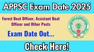APPSC Forest Beat Officer, Assistant Beat Officer and Other Posts Exam Date 2025 Announced at psc.ap.gov.in Exam details here