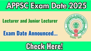 APPSC Lecturer and Junior Lecturer Exam Date 2025 Announced at psc.ap.gov.in Exam details here