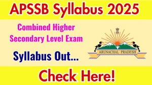APSSB CHSL Syllabus 2025 Out Direct Link to Download Syllabus PDF here APSSB CHSL Syllabus 2025 Out Direct Link to Download Syllabus PDF here