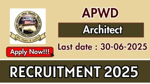 APWD Architect Recruitment 2025 - Apply Offline for 01 Posts