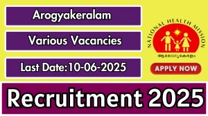 Arogyakeralam Recruitment 2025 - Apply Online for 05 Junior Consultant, Assistant Programmer and Other Posts