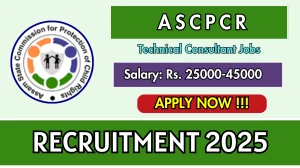 ASCPCR Technical Consultant Recruitment 2025 - Apply Offline for 03 Posts ASCPCR Technical Consultant Recruitment 2025 - Apply Offline for 03 Posts