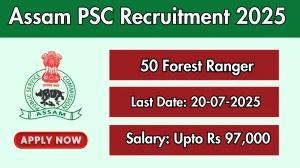 Assam Forest Ranger Recruitment 2025 - Apply Online for 50 Posts Assam Forest Ranger Recruitment 2025 - Apply Online for 50 Posts