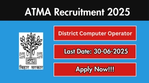 ATMA District Computer Operator Recruitment 2025 - Apply Offline ATMA District Computer Operator Recruitment 2025 - Apply Offline