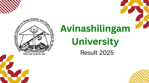 Avinashilingam University Result 2025 Released at avinuty.ac.in Direct Link to Download UG and PG Courses Result Avinashilingam University Result 2025 Released at avinuty.ac.in Direct Link to Download UG and PG Courses Result