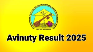 Avinuty Result 2025 Released at avinuty.ac.in Direct Link to Download UG and PG Course Result