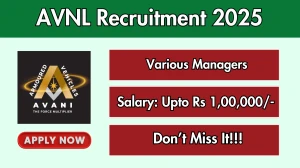 AVNL Recruitment 2025 - Apply Offline for 07 Assistant Manager, Manager and Other Posts
