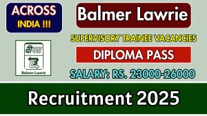 Balmer Lawrie Supervisory Trainee Recruitment 2025 - Apply Online for 32 Posts