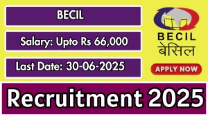 BECIL Recruitment 2025 - Apply Offline for 05 Database Administrator, Senior Programmer and Other Posts