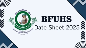 BFUHS Date Sheet 2025 Announced @ bfuhs.ggsmch.org Details Here BFUHS Date Sheet 2025 Announced @ bfuhs.ggsmch.org Details Here