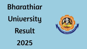 Bharathiar University Result 2025 Out b-u.ac.in Download CDOE Online Programme DECEMBER 2024 Examinations Result here