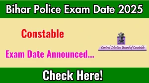 Bihar Police Constable Exam Date 2025 Announced at csbc.bihar.gov.in Exam details here