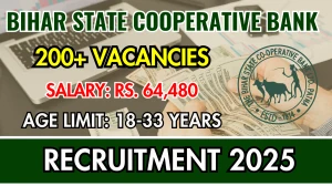 Bihar State Cooperative Bank Clerk Recruitment 2025 - Apply Online for 257 Posts Bihar State Cooperative Bank Clerk Recruitment 2025 - Apply Online for 257 Posts