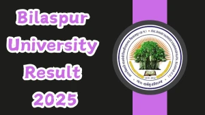 Bilaspur University Result 2025 Released at bilaspuruniversity.ac.in Direct Link to Download UG Course Result