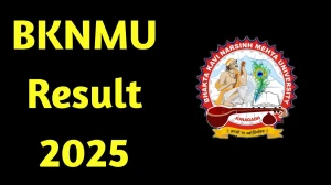 BKNMU Result 2025 Released at bknmu.edu.in Direct Link to Download UG and PG Course Result