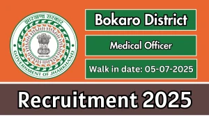 Bokaro District Medical Officer Recruitment 2025 – Walk in