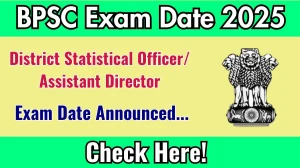 BPSC DSO/ Assistant Director Exam Date 2025 Announced at bpsc.bihar.gov.in Exam details here BPSC DSO/ Assistant Director Exam Date 2025 Announced at bpsc.bihar.gov.in Exam details here