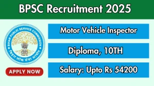 BPSC Motor Vehicle Inspector Recruitment 2025 - Apply Online for 28 Posts