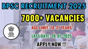 BPSC Special School Teacher Recruitment 2025 - Apply Online for 7279 Posts BPSC Special School Teacher Recruitment 2025 - Apply Online for 7279 Posts