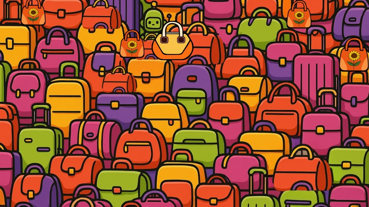 Brain Teaser 5 Secs Challenge: Can You Find the Hidden Robot Among Bags