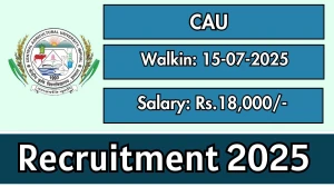 CAU Scientific Administrative Assistant/ Field Worker Recruitment 2025 – Walk in for 01 Posts