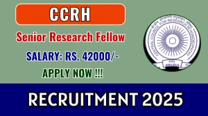 CCRH Senior Research Fellow Recruitment 2025 – Walk in CCRH Senior Research Fellow Recruitment 2025 – Walk in