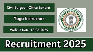 Civil Surgeon Office Bokaro Yoga Instructors Recruitment 2025 – Walk in Civil Surgeon Office Bokaro Yoga Instructors Recruitment 2025 – Walk in