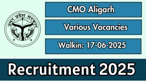 CMO Aligarh Recruitment 2025 – Walk in for 34 Medical Officer,General Physician and Other Posts
