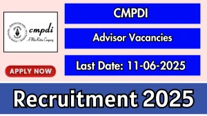 CMPDI Advisor Recruitment 2025 - Apply Offline for 01 Posts