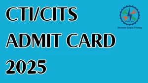 CTI/CITS Admit Card 2025 Out Download Online @ nimionlineadmission.in Check CTI/CITS Exam Date