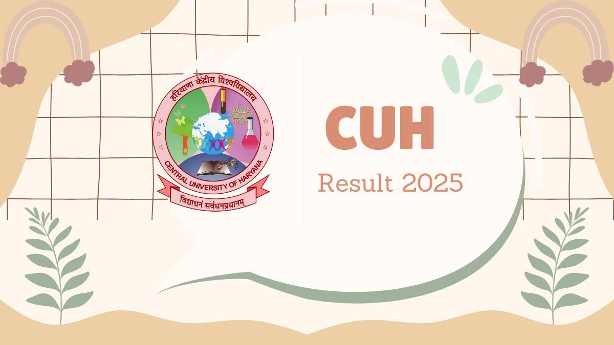 CUH Result 2025 Released At Cuh ac in Direct Link To Download 4th 6th 