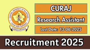 CURAJ Research Assistant Recruitment 2025 - Apply Offline for 01 Posts CURAJ Research Assistant Recruitment 2025 - Apply Offline for 01 Posts