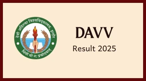 DAVV Result 2025 Released at dauniv.ac.in Direct Link to Download 2nd, 4th Sem Result