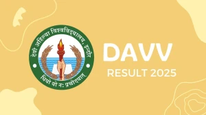 DAVV Result 2025 Released at dauniv.ac.in Direct Link to Download 4th Sem Result