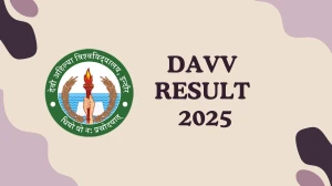 DAVV Result 2025 Released at dauniv.ac.in Direct Link to Download 4th Semester Result