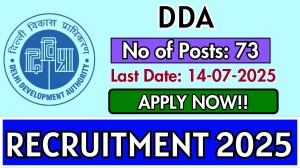 DDA Consultants Recruitment 2025 - Apply Offline for 73 Posts